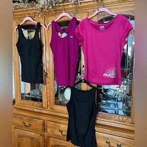 Workout Tops (Lot 3) - M + FREE Shaper 👚